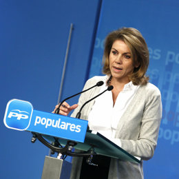 María Dolores de Cospedal en Génova