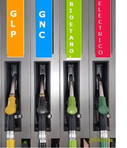 Surtidor ficticio de una gasinera