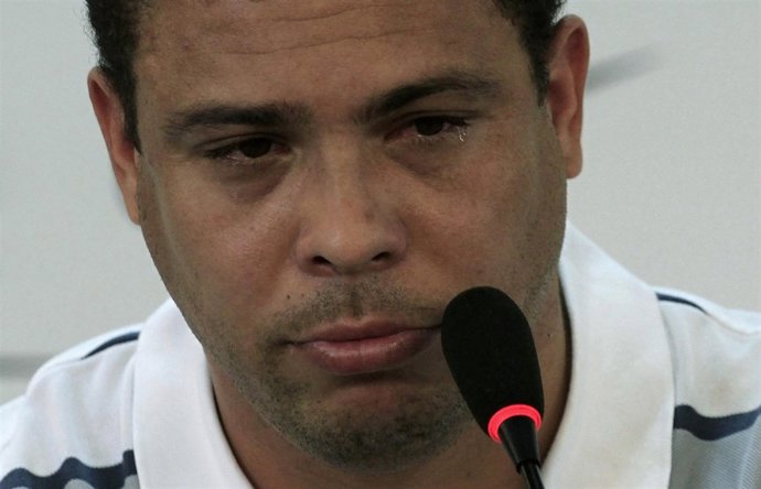Ronaldo se despidió entre lágrimas 