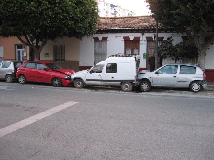 Imagen de uno de los accidentes