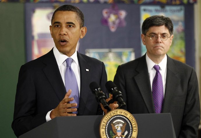 Obama en una escuela de EEUU