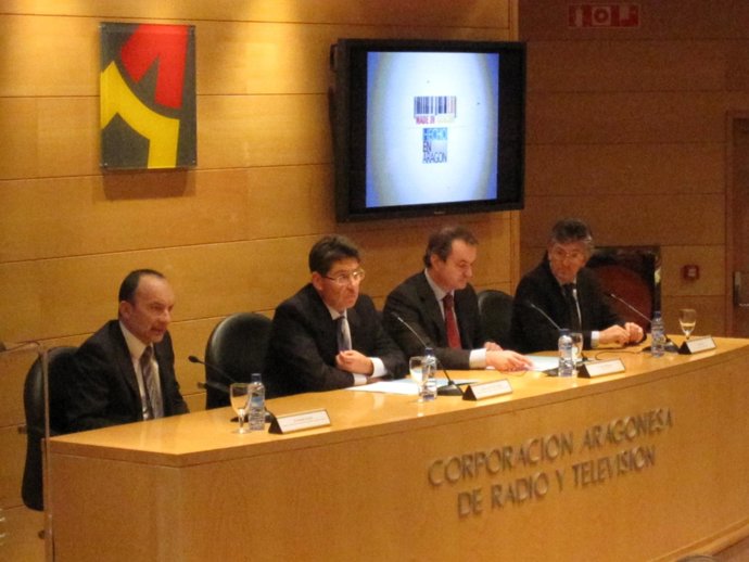 Arturo Aliaga en un acto en la CARTV