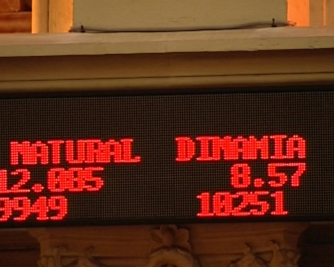 La Bolsa cierra con una caída