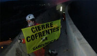 Un vigilante de seguridad de Cofrentes resulta herido leve y otros dos con contusiones durante la acción de Greenpeace