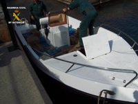 Detenidas dos personas e intervenidos 1.500 kilogramos de hachís frente a la costa de Níjar