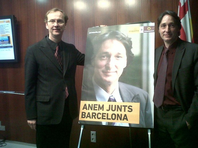 Portabella y Granados en la presentación del cartel de la campaña