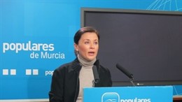 La vicesecretaria del Partido Popular de la Región de Murcia Teresa Moreno 