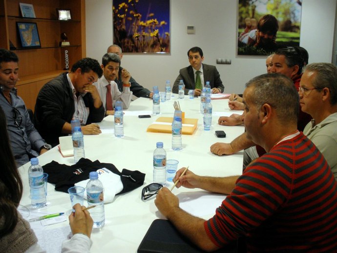 Reunión con taxistas