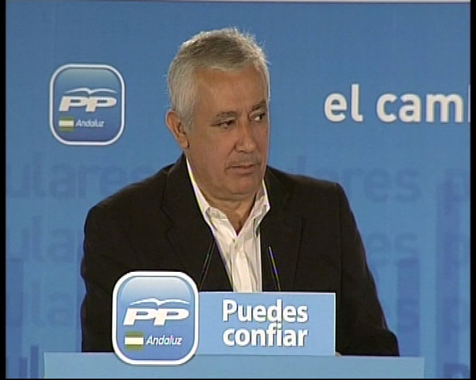 El presidente del PP-A, Javier Arenas