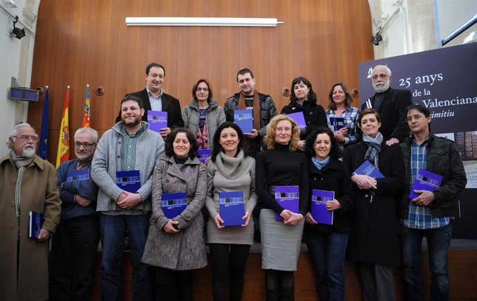 Durante la presentación del libro