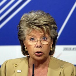La comisaria de Justicia de la UE, Viviane Reding