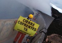 Greenpeace asegura que son 16 los detenidos por acceder a la central nuclear de Cofrentes (Valencia)