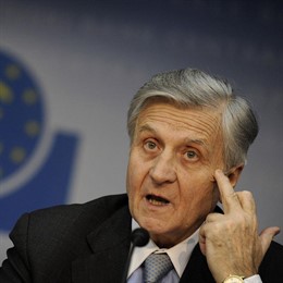 El presidente del Banco Central Europeo (BCE), Jean Claude Trichet ene l Parlame