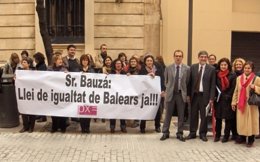 Concentración de la Plataforma por la Igualdad