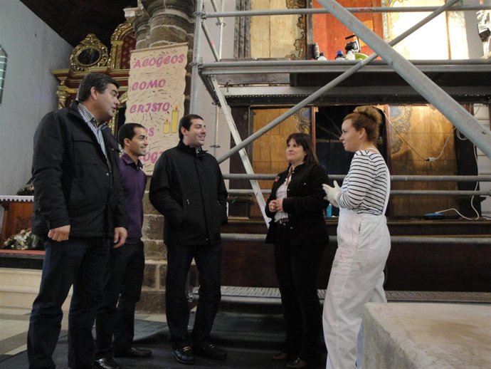 La directora regional de Patrimonio ha visitado las obras de restauración en El 