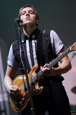 Win Butler, cantante de Arcade Fire, en un concierto