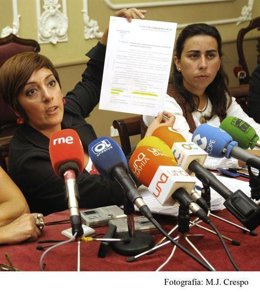 La candidata del PSOE a la Alcaldía de Cádiz, Marta Meléndez