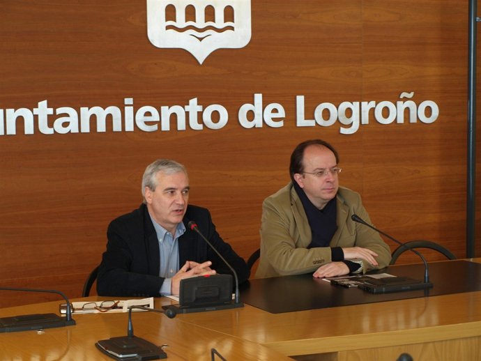 Carlos Navajas y Jorge Quirante durante la presentación de 'El Bretón con la Esc