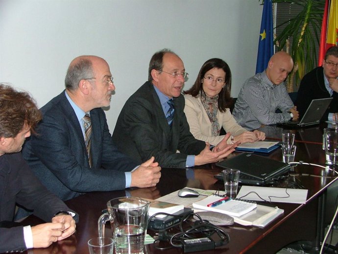 Díaz Trillo, en la reunión del grupo de trabajo sobre impactos y adaptación de l