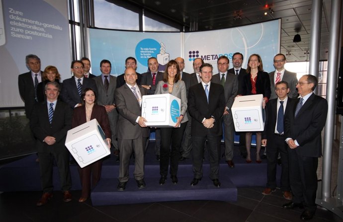 La consejera de Justicia y Administración Pública, Idoia Media, en la presentaci