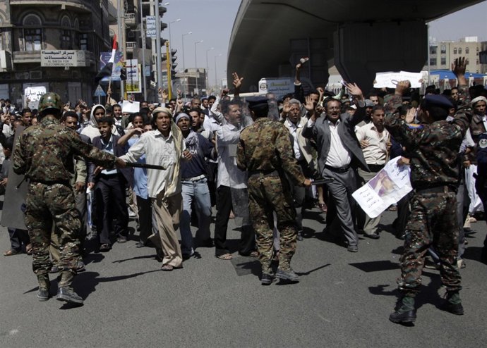 Manifestaciones antigubernamentales en Yemen