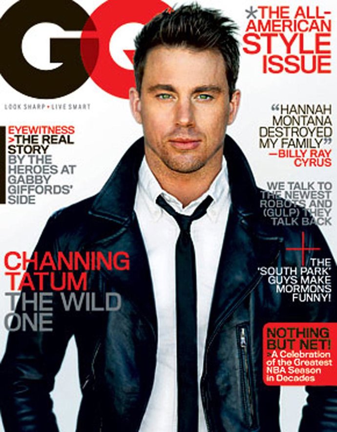 Channing Tatum en la portada de la revista 'GQ'