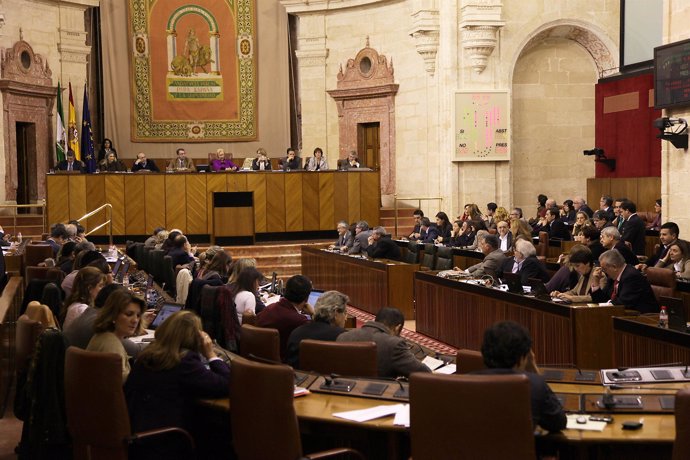 Pleno del Parlamento andaluz