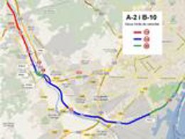 Nueva velocidad de la A-2