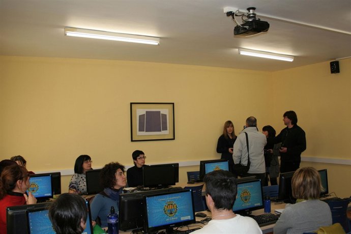 Aula de informática de Alcañiz