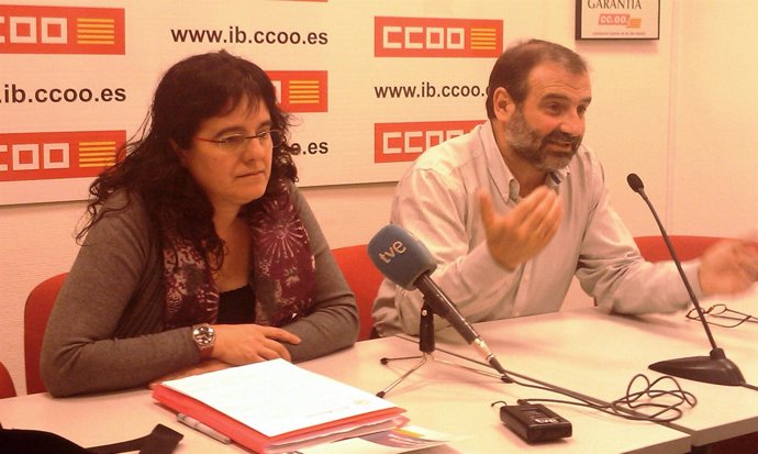 María José Saura y Rafel Pons, de CCOO