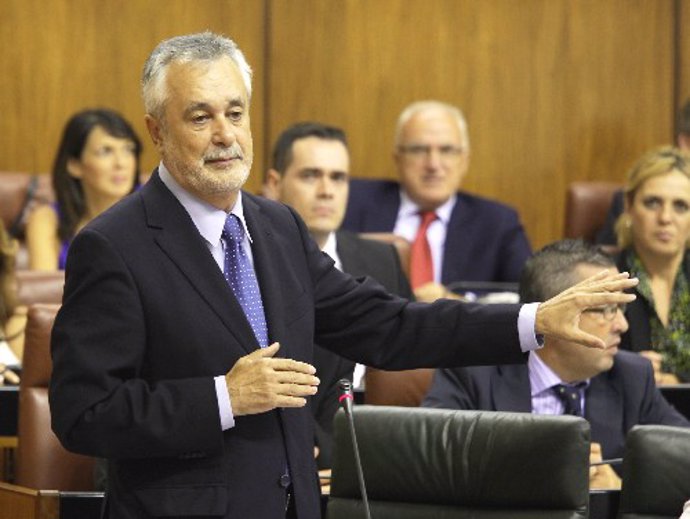 José Antonio Griñán, presidente de la Junta de Andalucía