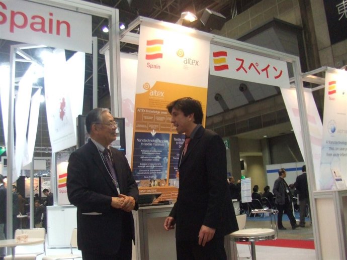 Stand de Aitex en Japón