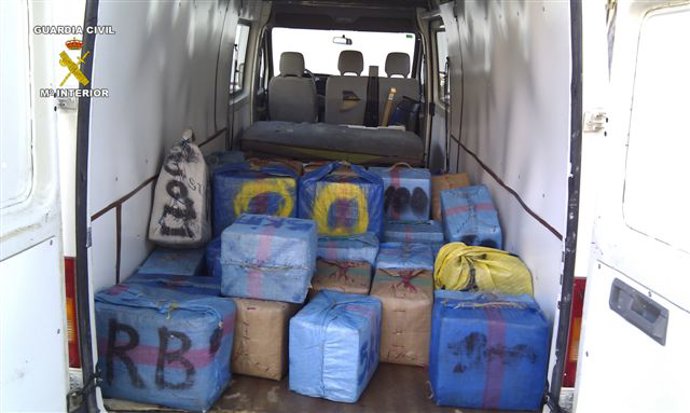 Droga incautada en la Operación Chincho en Almería