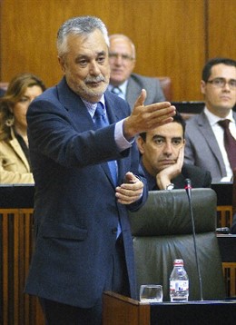 José Antonio Griñán, presidente de la Junta