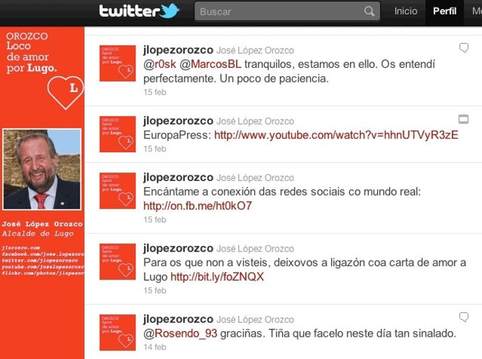 Twitter del Alcalde de Vigo