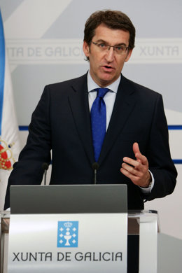 alberto nunez feijoo informa en rolda de prensa dos asuntos abordados na reunion