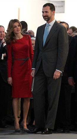 Los Príncipes de Asturias en ARCO