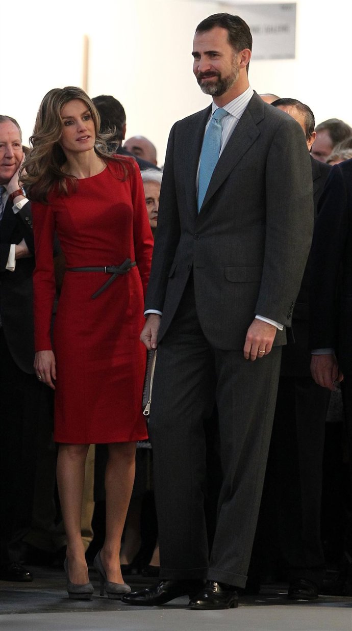 Los Príncipes de Asturias en ARCO