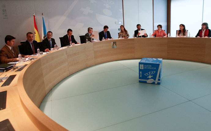 Fotos Xunta. Alberto Nuñez Feijóo Preside A Reunión Semanal Do Consello Da Xunta