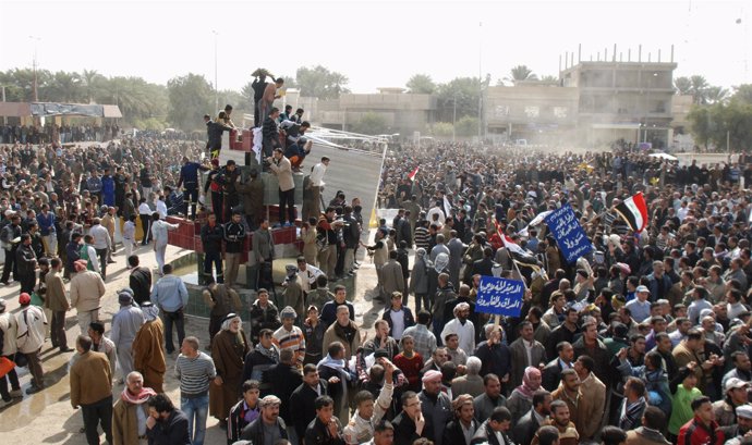 Manifestaciones antigubernamentales en Irak