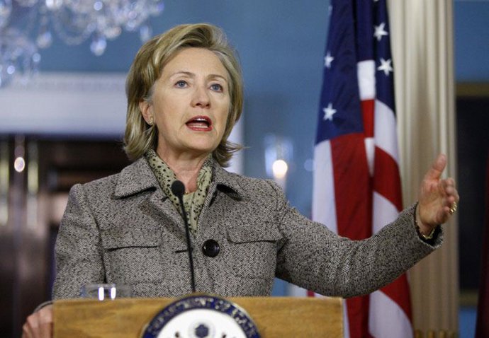 La secretaria de Estado norteamericana, Hillary Clinton