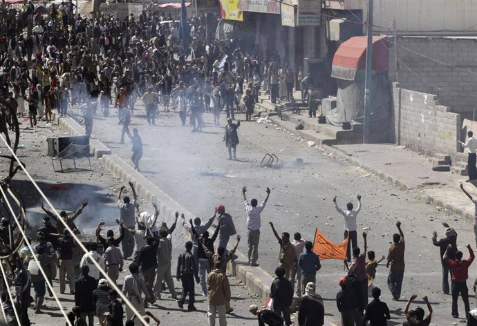 Manifestaciones en Yemen