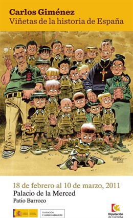 Una exposición muestra en la Diputación de Córdoba la historia de España en viñe