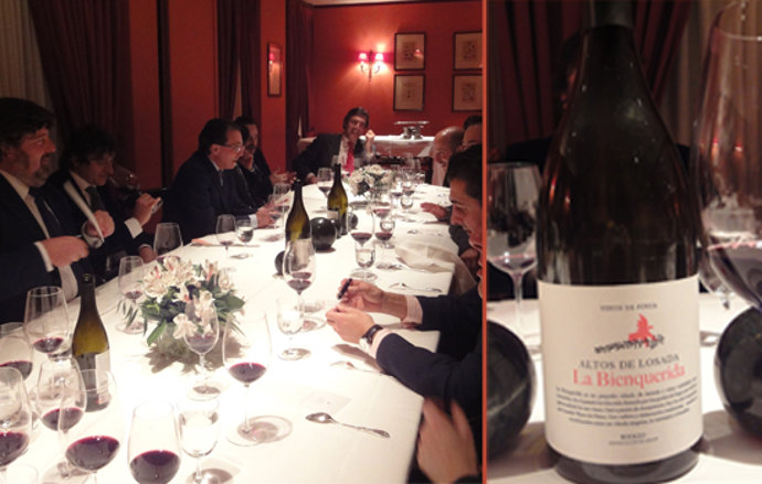 Presentación de Altos de Losada y La Bienquerida 2007 en Zalacaín