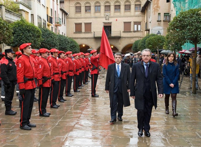Acto de celebración del Día de la Policía Foral.
