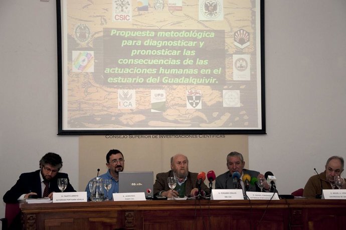 Presentación del informe del CSIC sobre el dragado del Guadalquivir