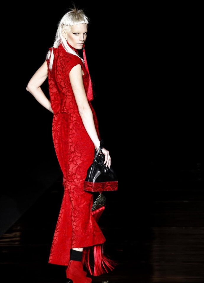 Modelo de Roberto Verino en Cibeles