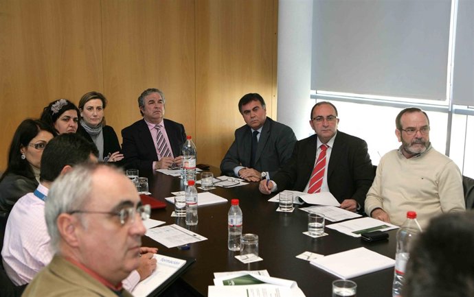 Reunión en la Diputación de Málaga