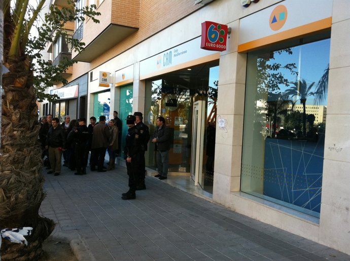 Sucursal donde se ha producido el atraco