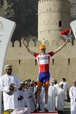 Robert Gesink, líder en el Tour de Omán
